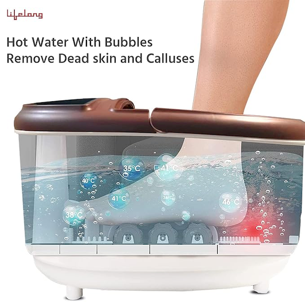 Lifelong 500W Electric Foot Spa Machine with Digital Panel - Image 2