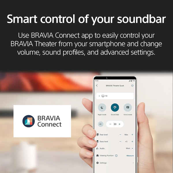 Sony Bravia Theatre Bar 9 Premium Soundbar Home Theatre System with 360 Spatial Sound Mapping - Image 8