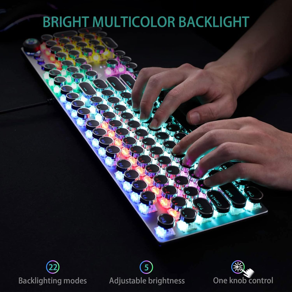 Aula Wired Mechanical Gaming Keyboard Brown Switches – Without Handrest - Image 2
