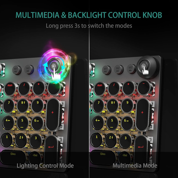 Aula Wired Mechanical Gaming Keyboard Brown Switches – Without Handrest - Image 3